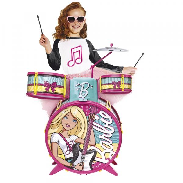 Bateria Infantil - Barbie Glamourosa - Fun - Barão Toys