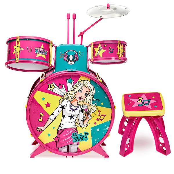 Bateria Infantil da Barbie - Fun Divirta-Se