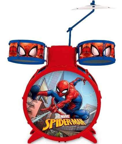 Bateria Infantil de Brinquedo Homem Aranha