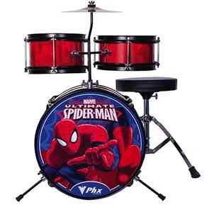 Bateria Infantil Homem Aranha Marvel Spider BIM-S2 Vermelho - PHX