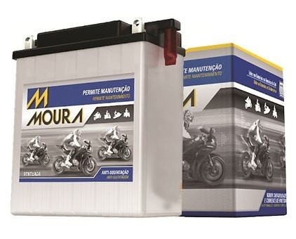 Bateria Moto Moura Mv7x-e Bros 125 Cbx 150 200 Strada Xr Nx Xr200