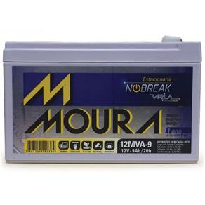 Bateria Moura Aldo Solar 12Mva-9 Estacionaria Nobreak Selada 12V 9Ah