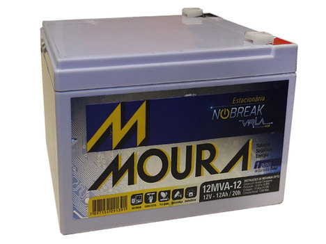 Bateria Moura Centrium Energy 12Mva-12 Estacionaria Nobreak 12V 12Ah
