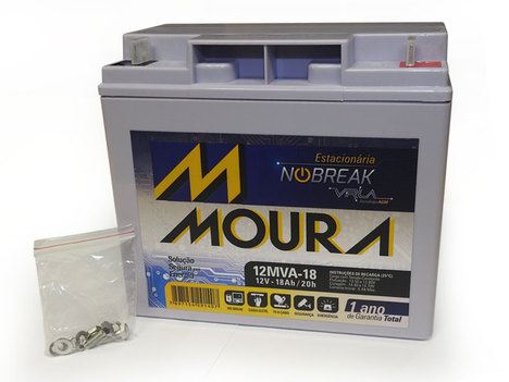 Bateria Moura Centrium Energy 12Mva-18 Estacionaria Nobreak 12V 18Ah