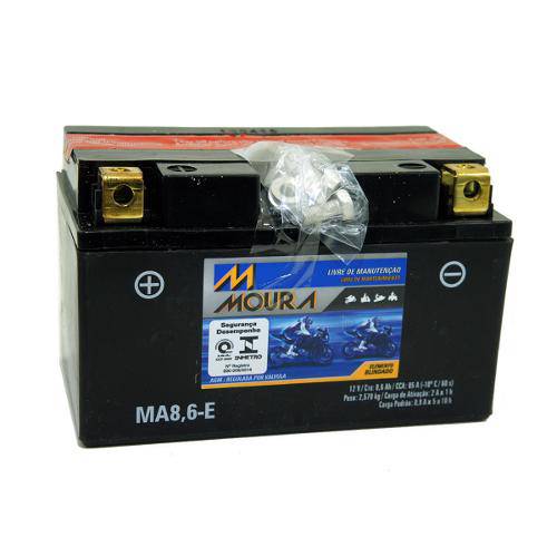 Bateria Moura Moto Ma8,6-E Cbr 600/ Cbr 1000/ R1