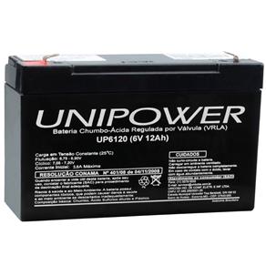 Bateria Multiuso 12v 12a Selada F250 - Unipower