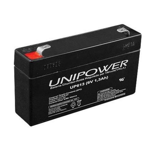 Bateria Multiuso 6v 1,3a Selada Up613 Unipower