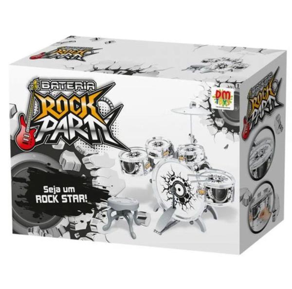 Bateria Musical Infantil Rock Party DM Toys