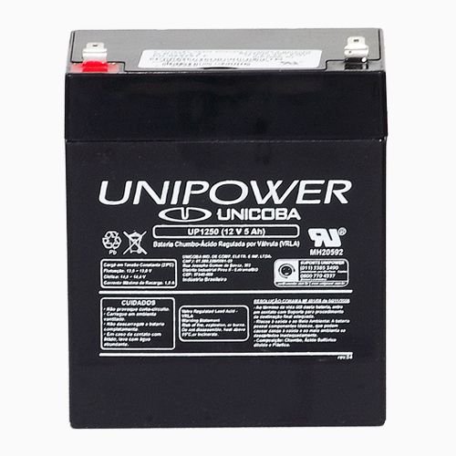 Bateria Nobreak Unipower UP1250 12V 5Ah