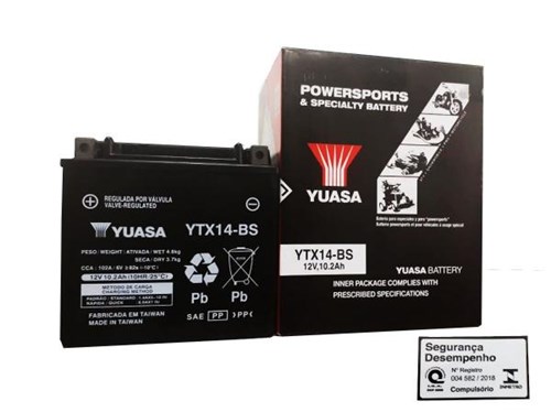 Bateria Original Yuasa YTX14-BS