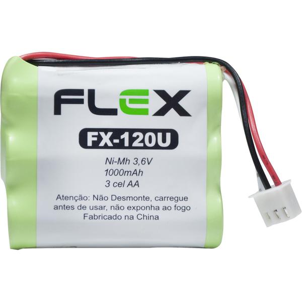 Bateria P/ Telefone Sem Fio 3,6 AA 1000MAH FLEX