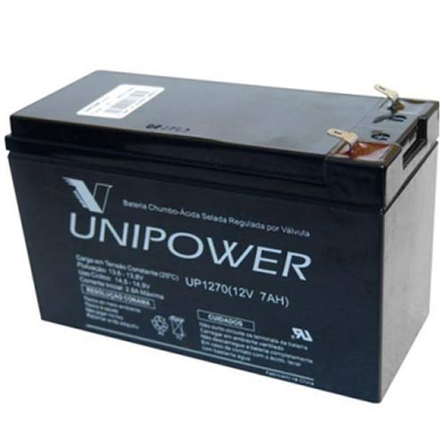 Bateria para Nobreak Interna Selada 12V 7,0Ah Up1270Seg - Unipower, Unipower, UP1270SEG