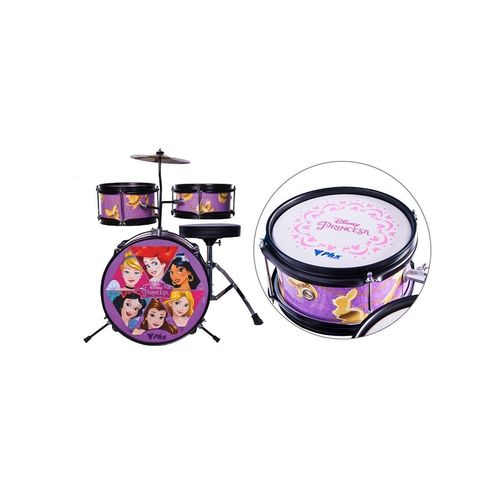 Bateria Phoenix Disney Infantil Princesas Mosaico Rosa 3pecas 14 Bid-p2