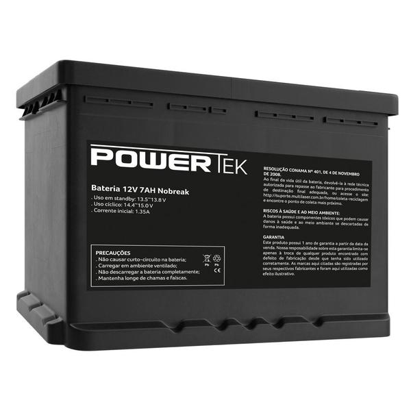 Bateria Powertek 12V 1,3AH EN006 - eu Quero Eletro