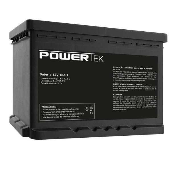 Bateria Powertek 12V 18AH EN017 - Mas Sul Digital