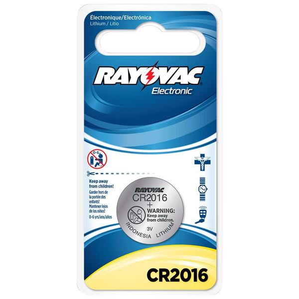 Bateria Rayovac Lithium CR2016 3V