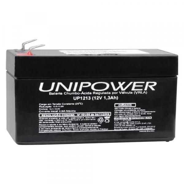 Bateria Selada 12v 1.3ah Unipower Up1213 F187 - 425 - Unicoba