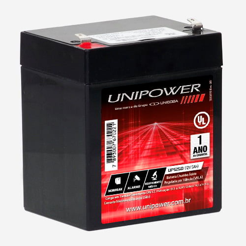 Bateria Selada 12v 5ah Unipower Up1250
