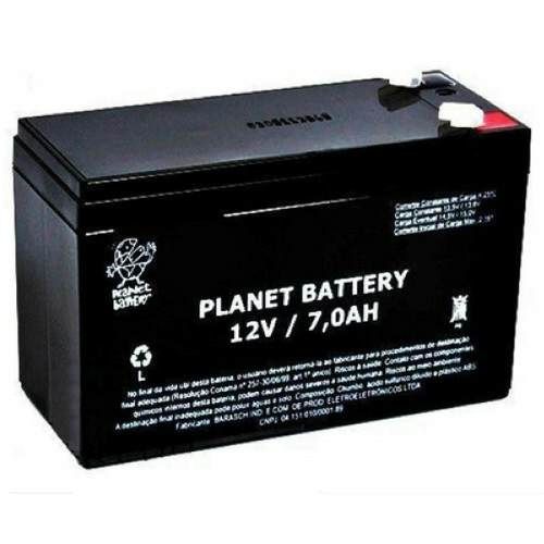 Bateria Selada 12v 7a Recarregavel Planet Battery