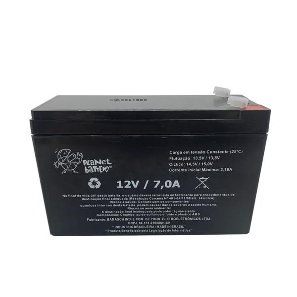 Bateria Selada 12V 7A Recarregável Planet Battery