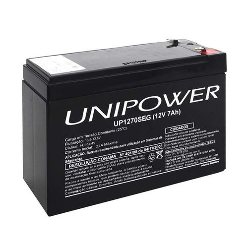 Bateria Selada 12v/7a Unipower