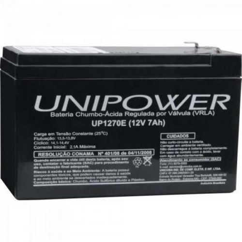 Bateria Selada 12V/7A UP1270 Unipower