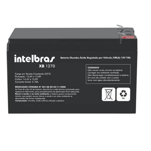 Bateria Selada 12v/7a Xb1270 Intelbras