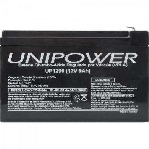 Bateria Selada 12V 9A UP1290 Unipower