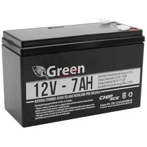 Bateria Selada 12v Green ChipSce para Alarme