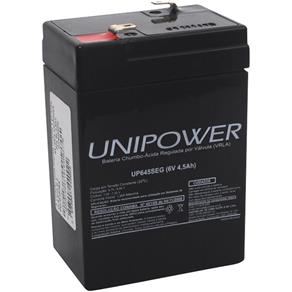 Bateria Selada 6v/4.5ah Up645seg Unipower - 6V