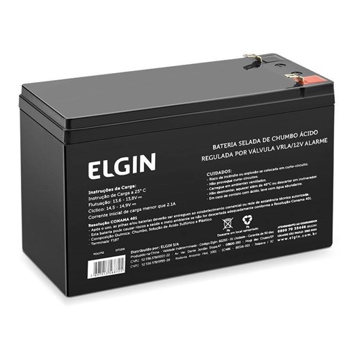 Bateria Selada Elgin 12V Alarme