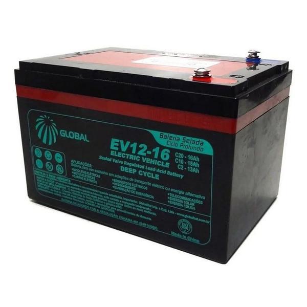 Bateria Selada Global 12v 16ah Ciclo Profundo EVC12-16