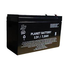 Bateria Selada Planet 12V 7AH para Segurança