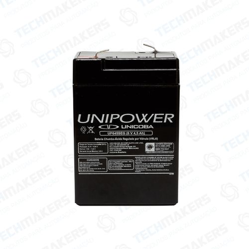 Bateria Selada Unipower 6V 4.5AH UP645SEG