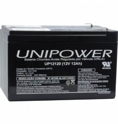 Bateria Selada Up12120 12V 12A Unipower