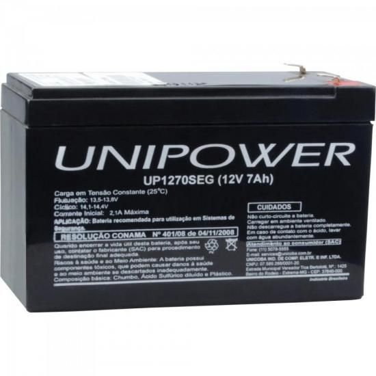 Bateria Selada UP1270SEG 12V/7A Unipower (7890000382199)