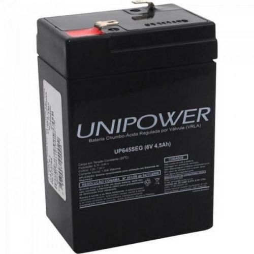 Bateria Selada Up645seg 6v/4.5ah Unipower