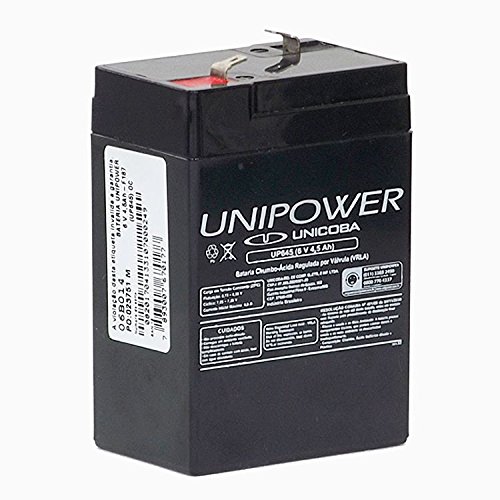 Bateria Selada UP645SEG 6V/4,5AH Unipower
