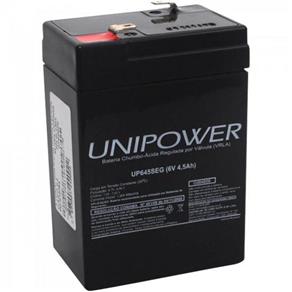 Bateria Selada Up645Seg 6V/4,5Ah Unipower