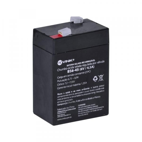Bateria Selada Vinik 6 Volts 4,5 Amperes Bs6-45