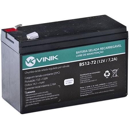 Bateria Selada Vinik Vlca 12v 7,2a Bs12-72