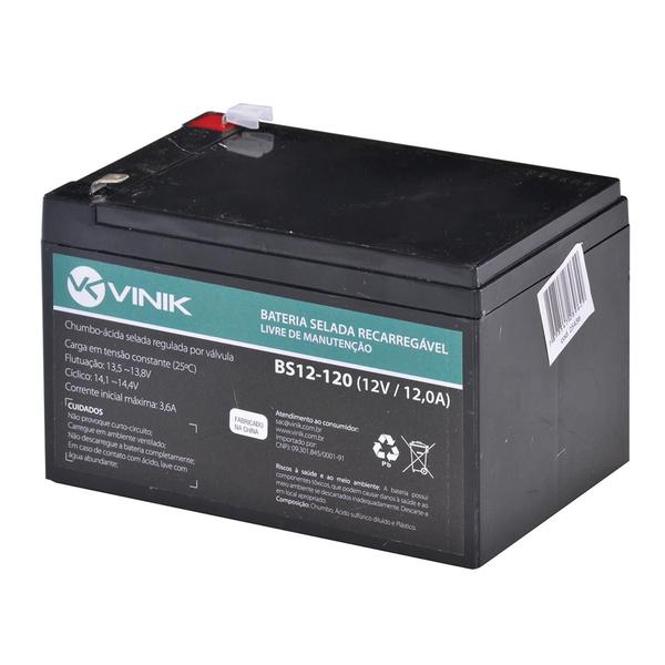 Bateria Selada VLCA 12V 12,0A BS12-120 - Vinik - Vinik
