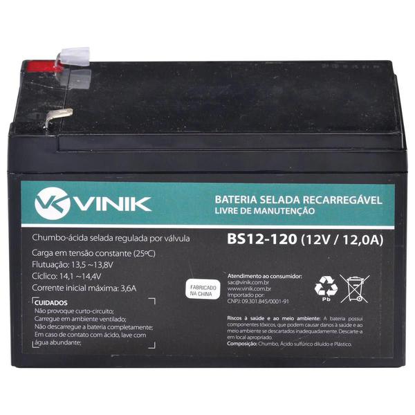 Bateria Selada Vlca 12V 12A BS12-120 Vinik