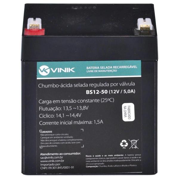 Bateria Selada Vlca 12V 5A BS12-50 Vinik