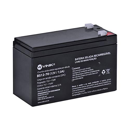 Bateria Selada VLCA 12V 7.0A BS12-70, VINIK