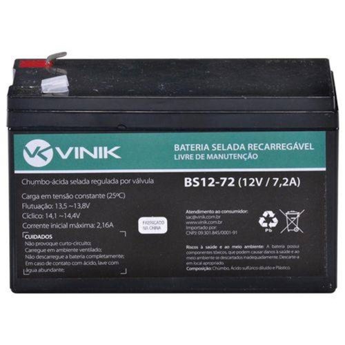 Bateria Selada Vlca 12V 7.0A Bs12-70E Vinik