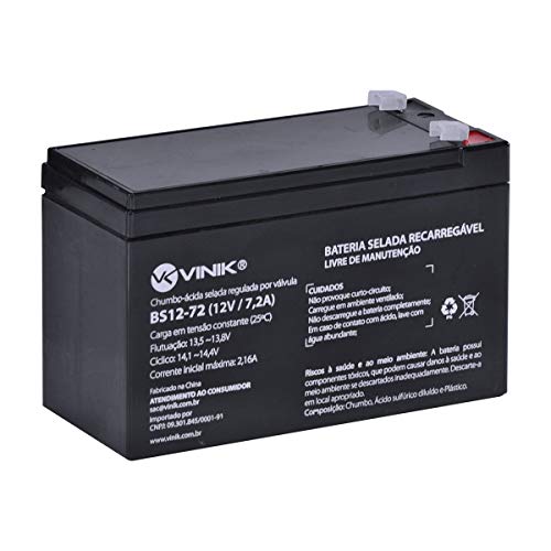Bateria Selada VLCA 12V 7.2A BS12-72, VINIK