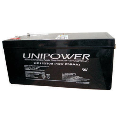 Bateria Selada Vrla 12V 230Ah M8 Up122300 Rt 06C071 - Unipower