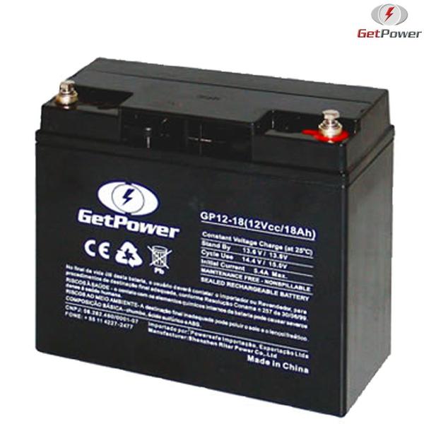 Bateria Selada VRLA 12V, 18Ah GP12-18 GetPower