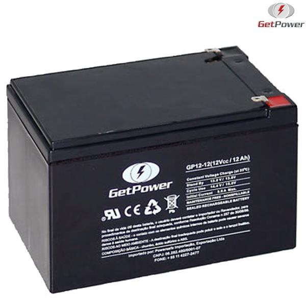 Bateria Selada VRLA 12V, 12Ah GP12-12 GetPower